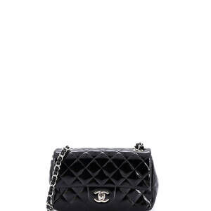 Chanel Mini Classic Single Flap Bag Quilted Patent